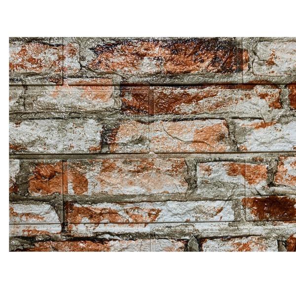 驚きの安さ Wagic 壁紙シール クッションブリック ビンテージ風 ウォジック 24枚組 おしゃれ 壁紙 クッションシート 壁 クッションレンガシート ダメージブリック Hhs01 内装 Savannah Osc Com