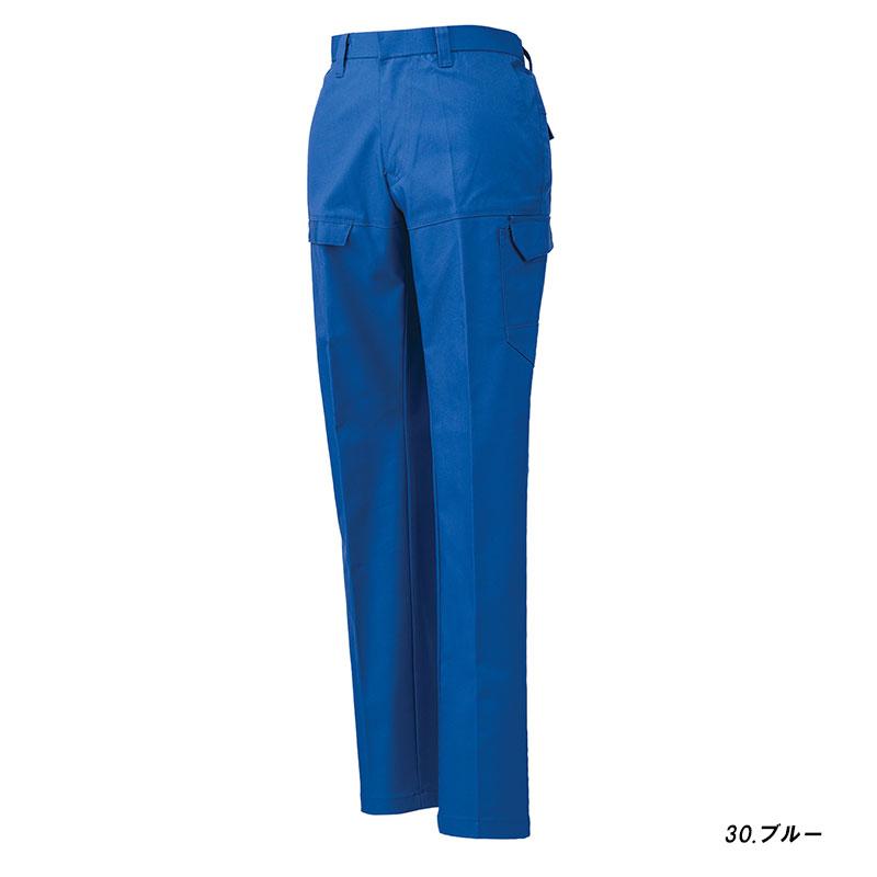 RAKAN 作業服 作業ズボン カーゴパンツ ポリエステル80%綿20% 春夏物
