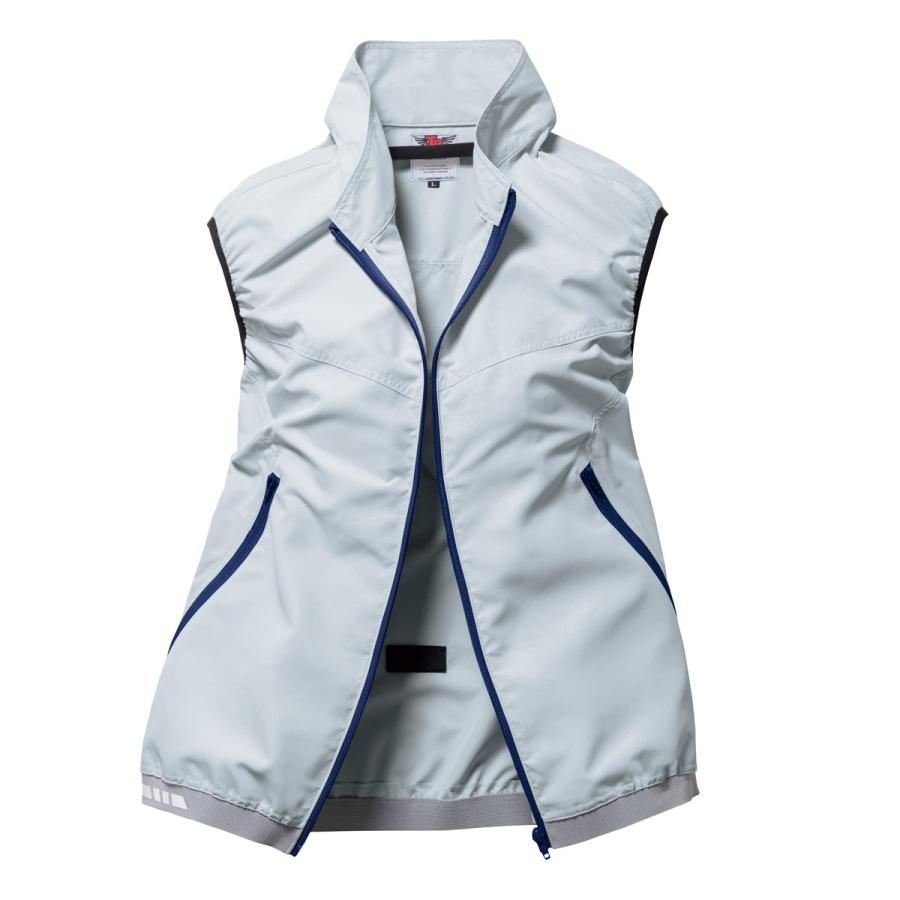 空調作業服 熱中症 熱中症対策 熱射病 服のみ ベスト ポリ100% 紫外線防止 撃涼の通風性 楽らく電池操作 トルネードラカン TR1391 |  | 02