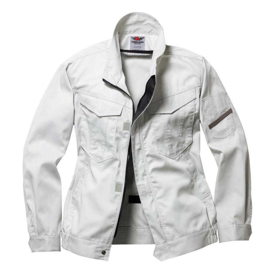 空調作業服 熱中症 熱中症対策 熱射病 服のみ 長袖ブルゾン ポリ65%綿35% 丈夫 撃涼の通風性 楽らく電池操作 トルネードラカン TR3261【在庫限り】 |  | 03