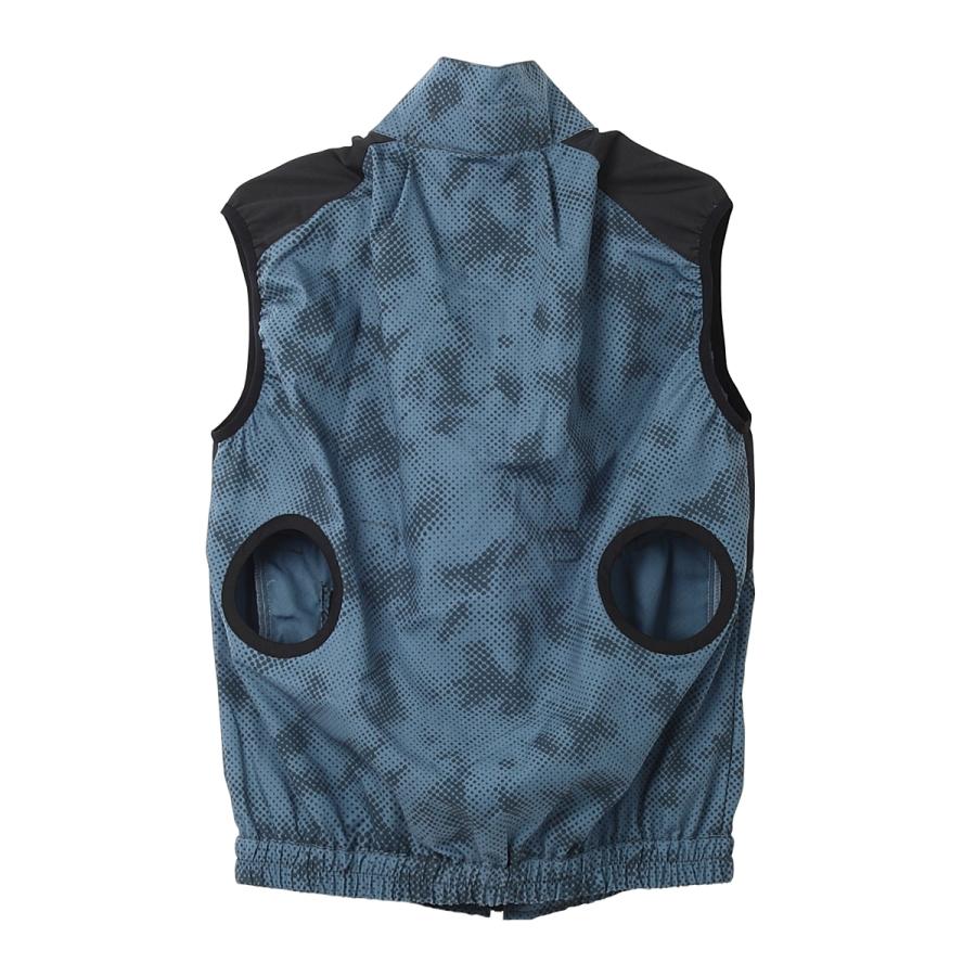 空調作業服  熱中症 熱中症対策 服のみ 大小ドット柄プリント 激涼の通風性 便利な電池操作 ポリエステル65%綿35% ベスト トルネードラカン TR3391【在庫限り】 |  | 04