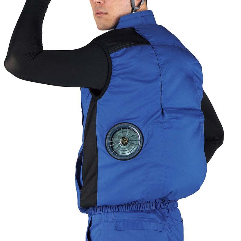 トルネードラカン 空調空冷服 熱中症対策 ベスト 服のみ ストレッチ ポリエステル 綿 激涼の通風性 企業 TORNADO RAKAN 夏 外作業 メンズ レディース TR3592 |  | 05