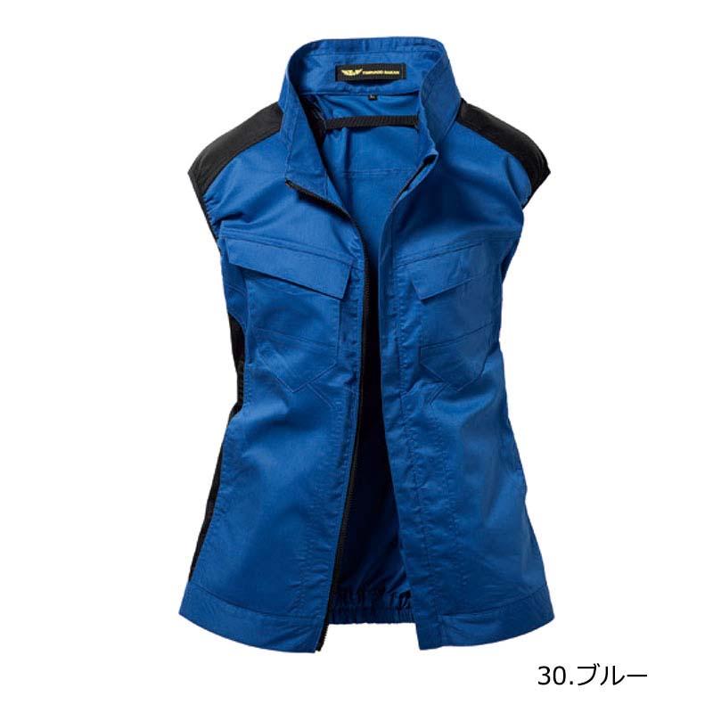 トルネードラカン 空調空冷服 熱中症対策 ベスト 服のみ ストレッチ ポリエステル 綿 激涼の通風性 企業 TORNADO RAKAN 夏 外作業 メンズ レディース TR3592 |  | 02