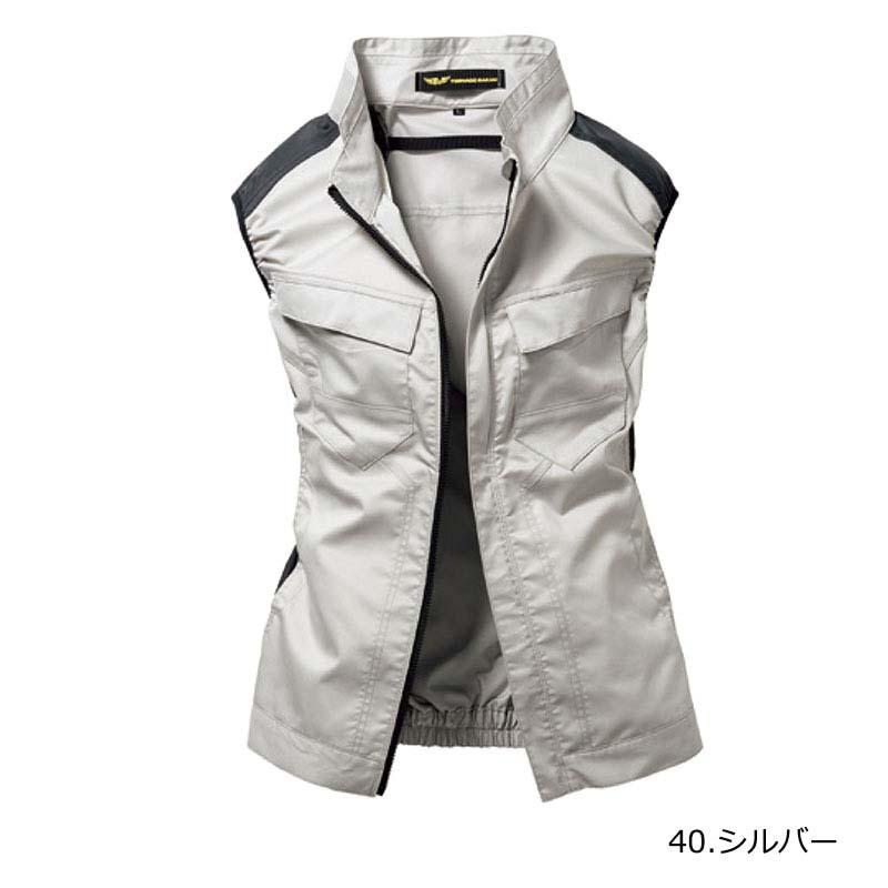 トルネードラカン 空調空冷服 熱中症対策 ベスト 服のみ ストレッチ ポリエステル 綿 激涼の通風性 企業 TORNADO RAKAN 夏 外作業 メンズ レディース TR3592 |  | 03