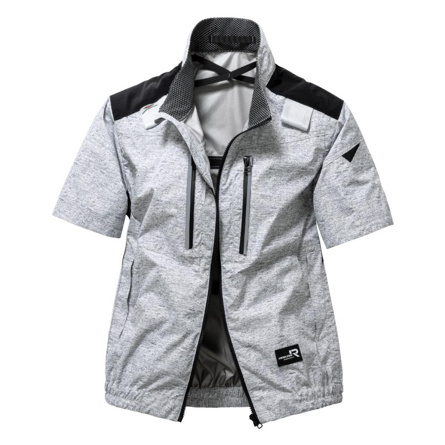 空調作業服 熱中症対策 服のみ 遮熱UVカット 激涼の通風性 便利な電池操作 アルミ遮光  フルハーネス対応半袖ブルゾン トルネードラカン TRA1451【在庫限り】 |  | 02