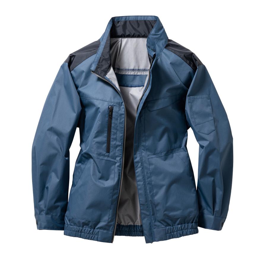 空調作業服 熱中症 熱中症対策 熱射病 服のみ 長袖 ポリエステル100% アルミ遮光 UVカット 便利な電池操作 トルネードラカン TRA1761【02のみ在庫限り】 |  | 01