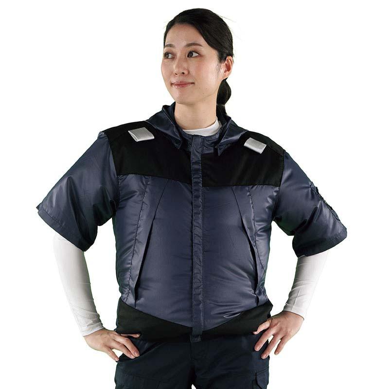 トルネードラカン 空調空冷服 熱中症対策 半袖 服のみ ハーネス対応 遮熱 フード付き ポリ100% TORNADO RAKAN 夏 外作業 メンズ レディース TRT1871 |  | 04