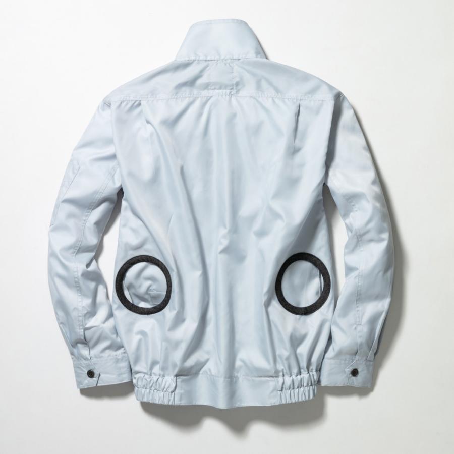 空調作業服 熱中症 熱中症対策 熱射病 服のみ 長袖ブルゾン 微細ダイヤ