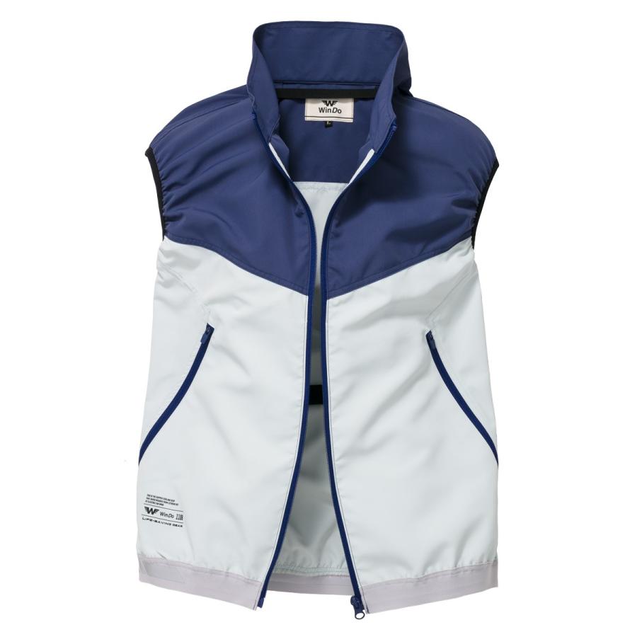 空調作業服 熱中症 熱中症対策 熱射病 服のみ ベスト ツートン ポリ100% 薄くて軽い 紫外線防止 激涼の通風性 楽らくバッテリー操作 W1391【在庫限り】 |  | 01