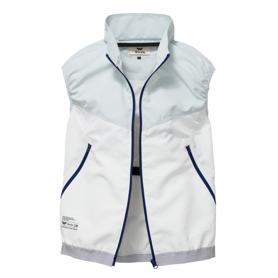 空調作業服 熱中症 熱中症対策 熱射病 服のみ ベスト ツートン ポリ100% 薄くて軽い 紫外線防止 激涼の通風性 楽らくバッテリー操作 W1391【在庫限り】 |  | 02