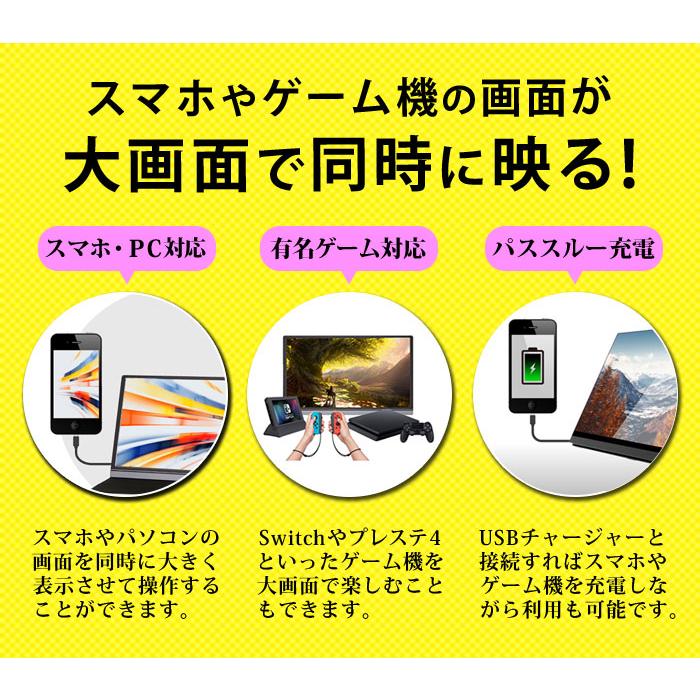 4/14までの特典】モバイルモニター 高画質フルHD 13.3インチ【送料無料 