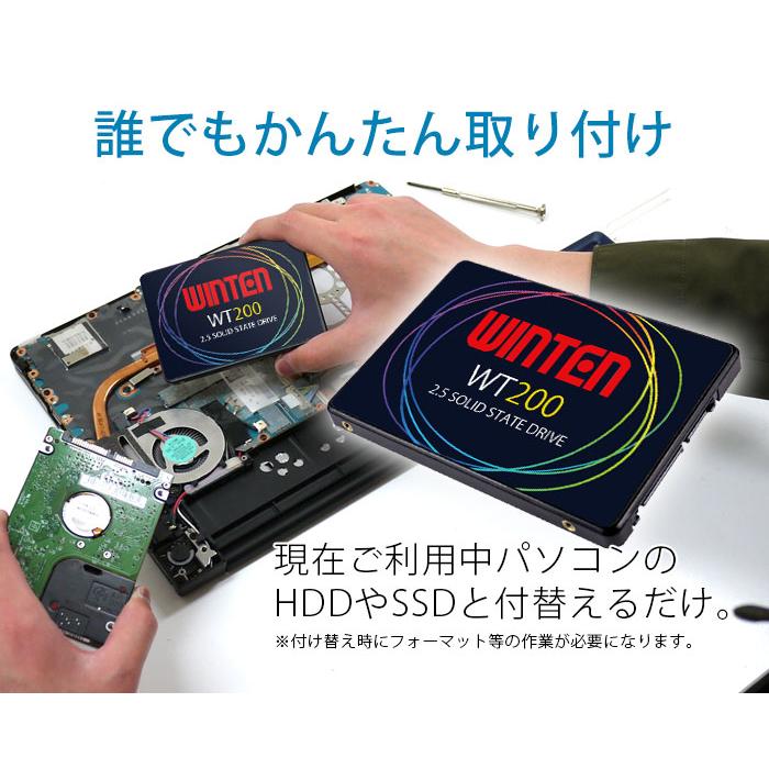 WINTEN 内蔵SSD 128GB 3年保証 2.5インチ SSD SATA3 6GB/s 3D WINTEN 内蔵SSD 128GB 3年保証 2.5インチ SSD SATA3 6GB/s 3D