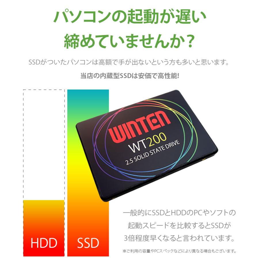 WINTEN 内蔵SSD 128GB 3年保証 2.5インチ SSD SATA3 6GB/s 3D WINTEN 内蔵SSD 128GB 3年保証 2.5インチ SSD SATA3 6GB/s 3D