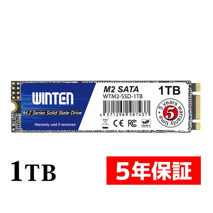 堅実な究極の ラッピング無料 SSD M.2 1TB 5年保証 即日出荷 送料無料 WTM2-SSD-1TB 2280 SATA 3D NANDフラッシュ搭載 日本語パッケージ 説明書 保証書付き エラー訂正機能 省電力 6085 e-next.bz e-next.bz