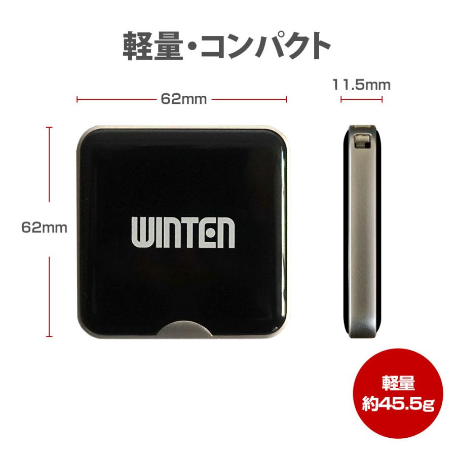 WINTEN WINTEN 4TB マグネット式 外付け SSD ポータブルSSD 3年保証
