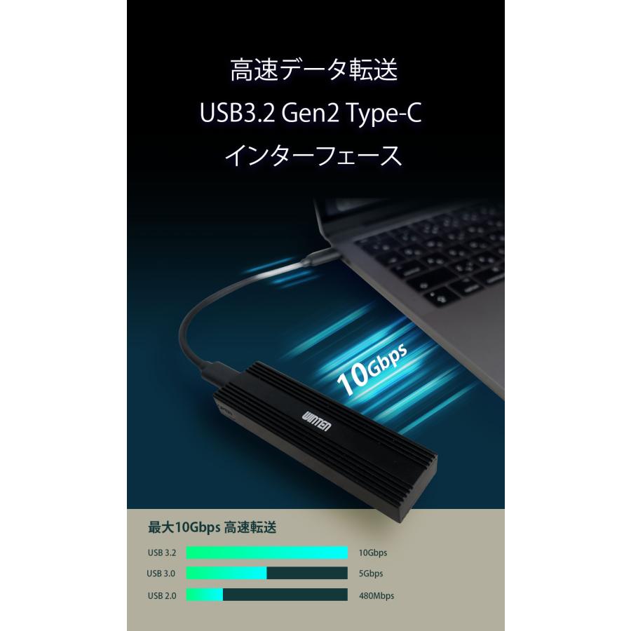WINTEN 【外付けケースセット】WINTEN SSD M.2 1TBセット【5年保証】M