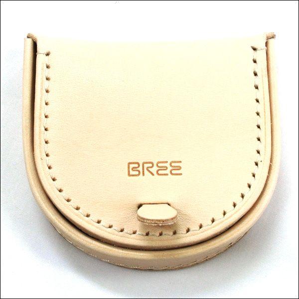 新品、未使用　BREE 革　コインケース BREE 【BREE】ブリー：ヌメ革の蹄型コインケース 大サイズ J10