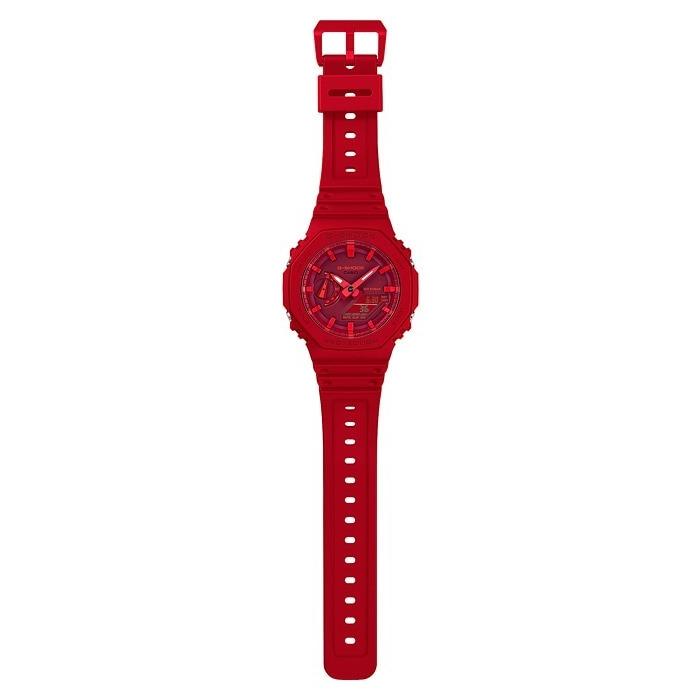 未使用 GA-2100-4AJF G-SHOCK レッド カシオーク オクタゴン G-SHOCK CASIO腕時計 GA-2100-4AJF G-SHOCK ジーショック レッド