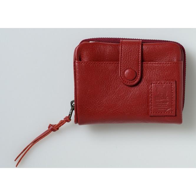 moz（モズ） 折り財布 レディース 本革 大容量 二つ折り ラウンド