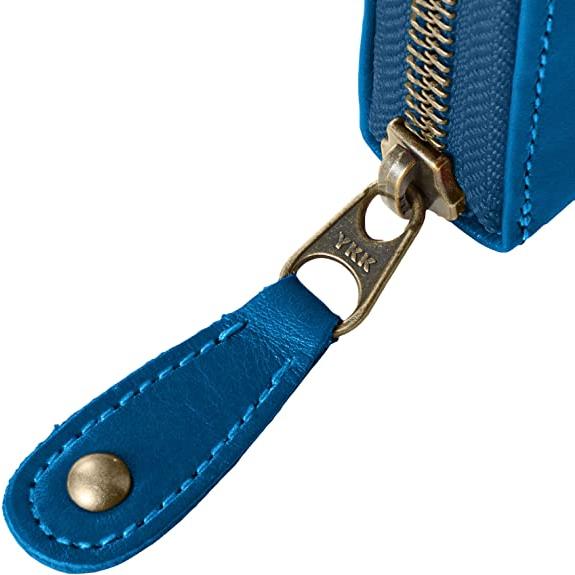 moz（モズ） 86082 ラウンドファスナー長財布 レディース 本革 大容量 86082 ブルー BU : ブランド雑貨屋ウィンパル ...