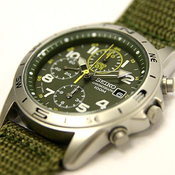 SEIKO（セイコー） 逆輸入 ミリタリー クロノグラフ SND377P2 SND377R