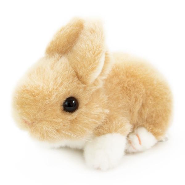 動物ぬいぐるみ　ウサギ　ベージュ　日本メーカー　吉徳　180503　動物園｜windpal