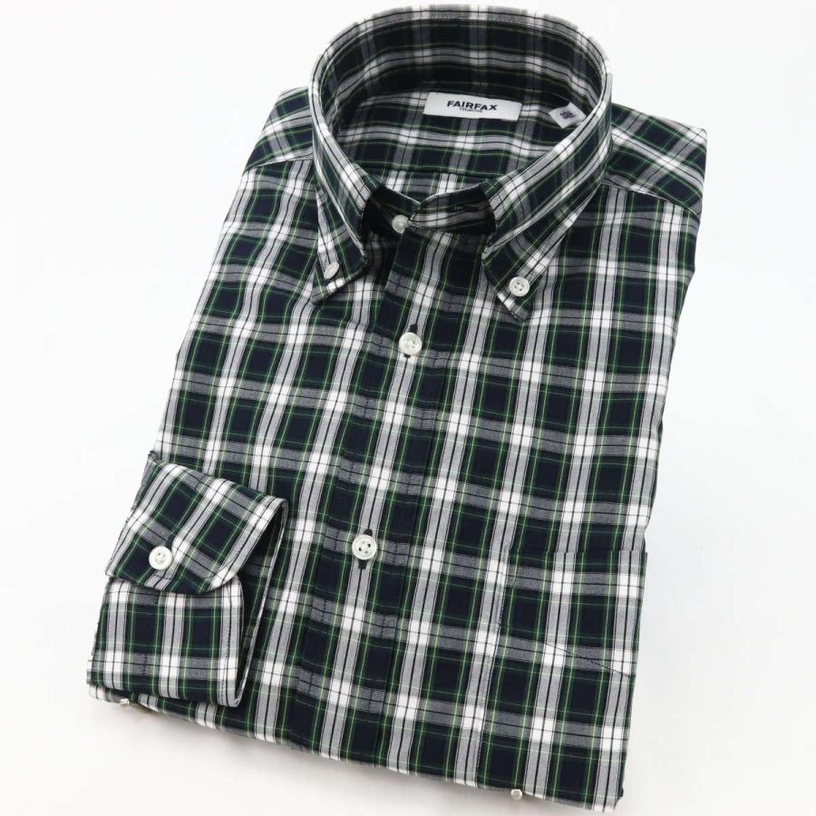 FAIRFAX（フェアファクス） ワイシャツ ボタンダウン タータン