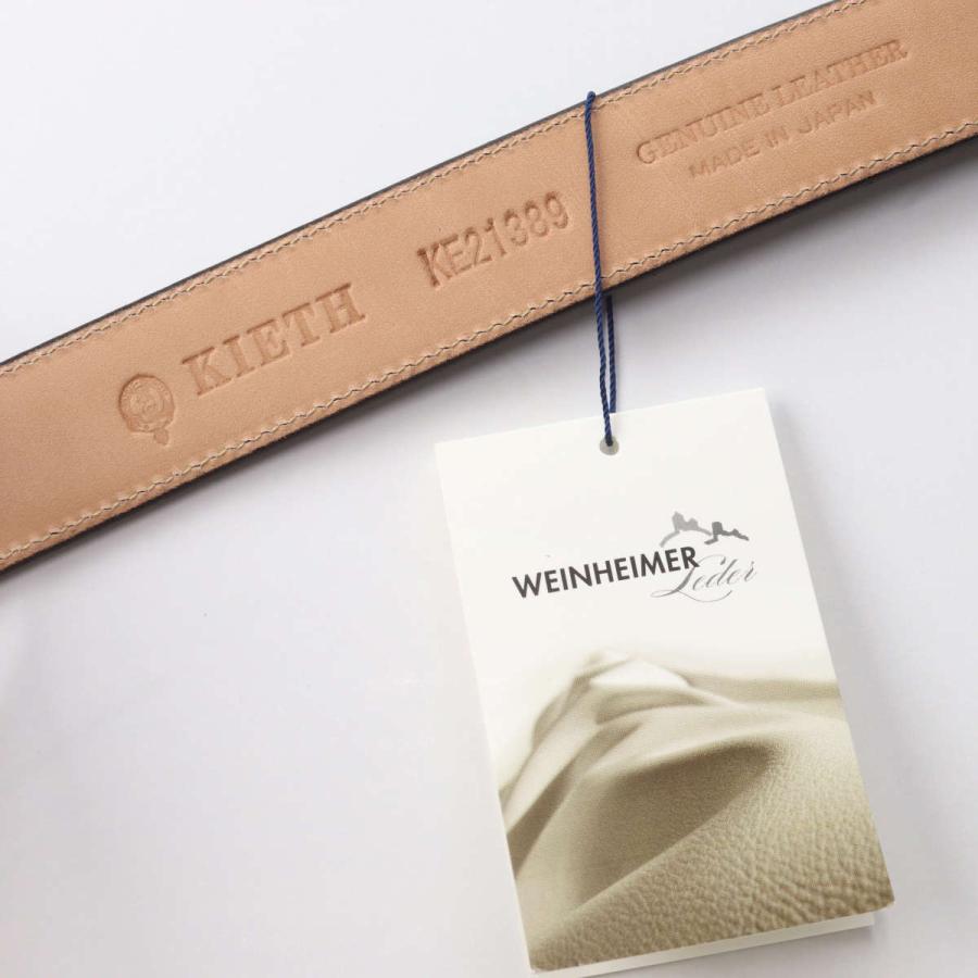 KEITH（キース） ベルト 本革 日本製 牛革 レザー ドイツ ボックス