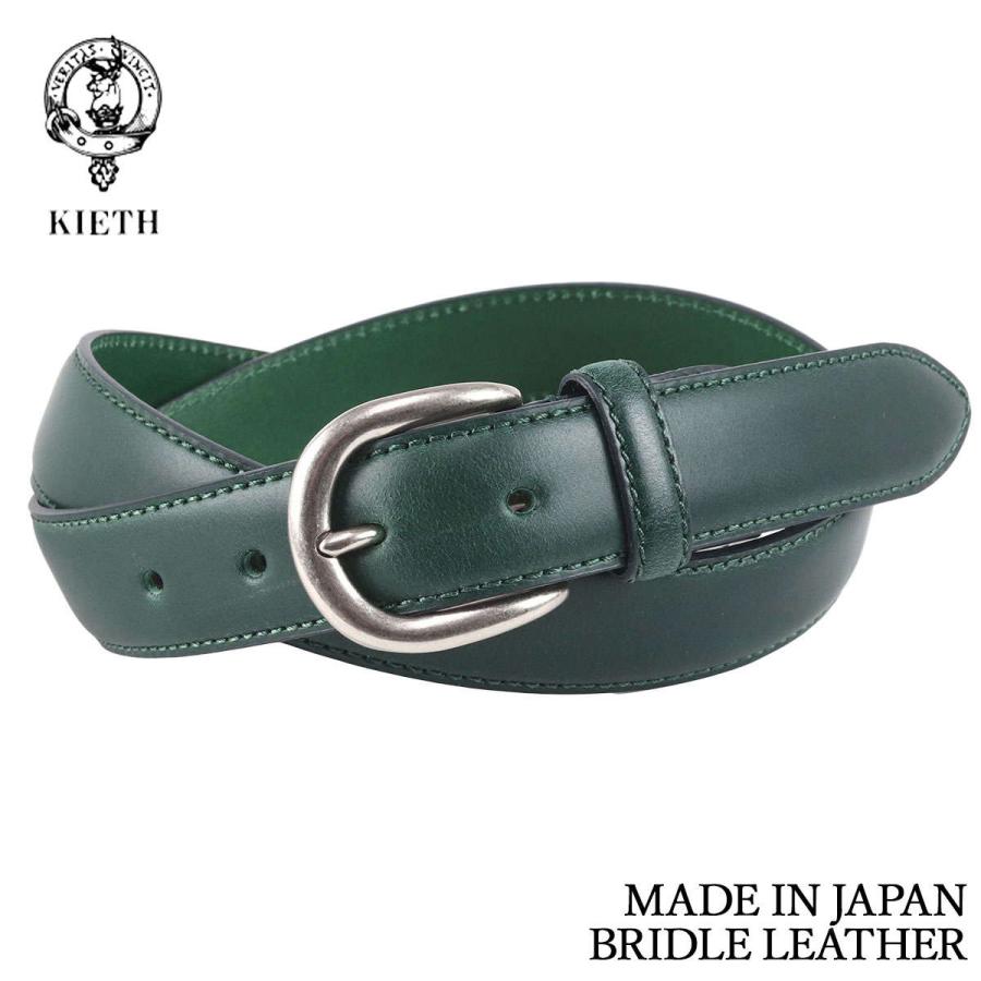 KEITH（キース） ベルト メンズ 本革 日本製 牛革 レザー ブライドル