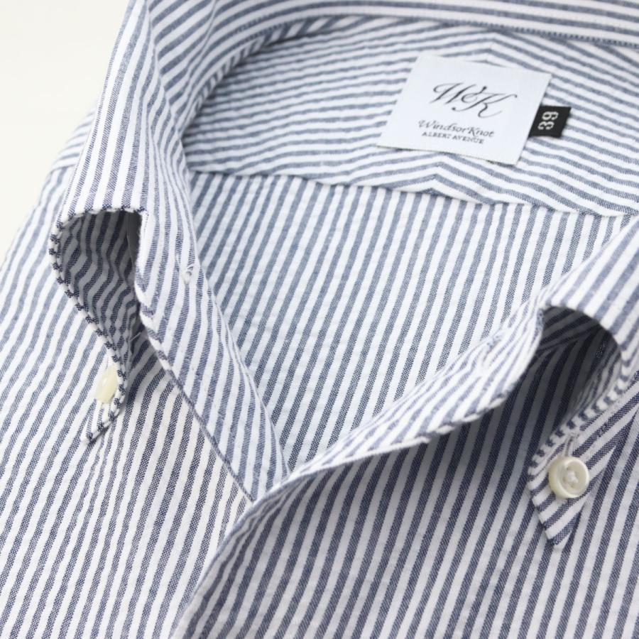 ウィンザーノット Windsorknot シアサッカー ボタンダウン ワンピースカラーシャツ ストライプ 日本製 綿100 スリム イタリアンカラー ドレスシャツ 結婚式 Ib4862 ドレスシャツshopウィンザーノット 通販 Yahoo ショッピング