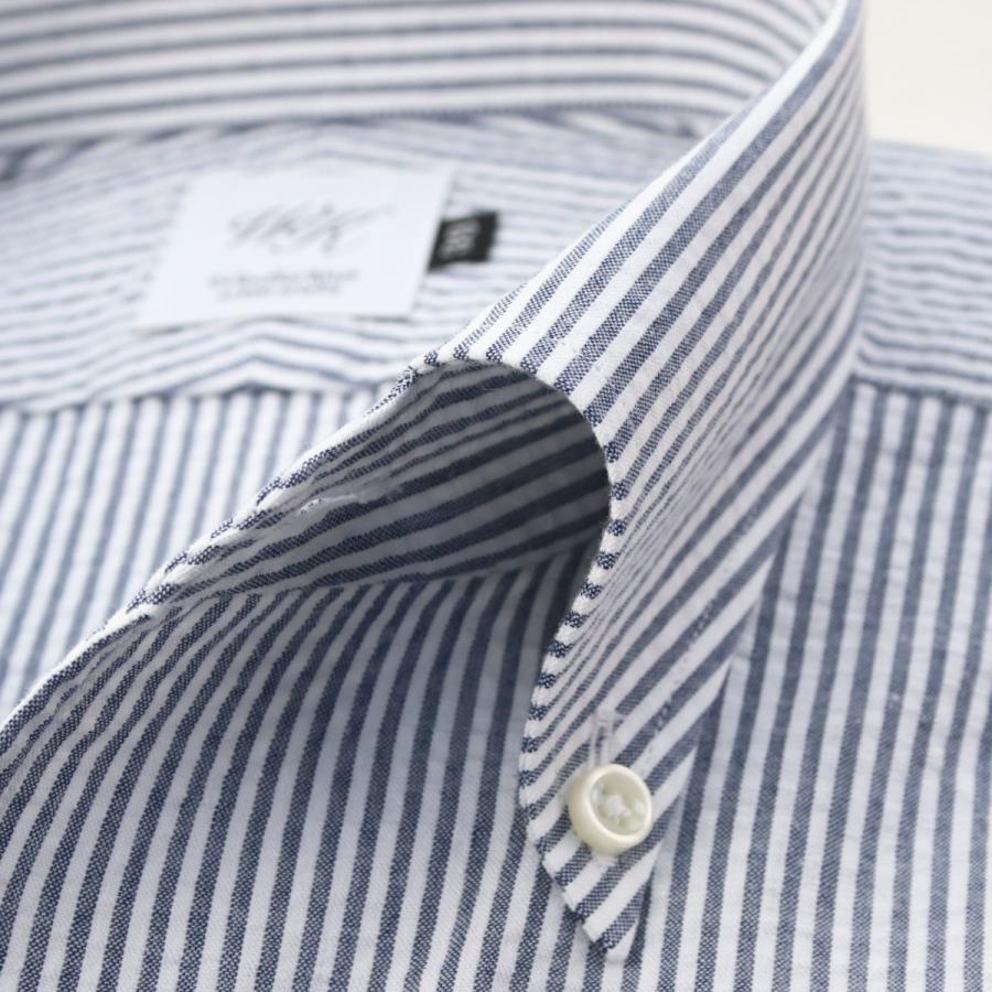 ウィンザーノット Windsorknot シアサッカー ボタンダウン ワンピースカラーシャツ ストライプ 日本製 綿100 スリム イタリアンカラー ドレスシャツ 結婚式 Ib4862 ドレスシャツshopウィンザーノット 通販 Yahoo ショッピング