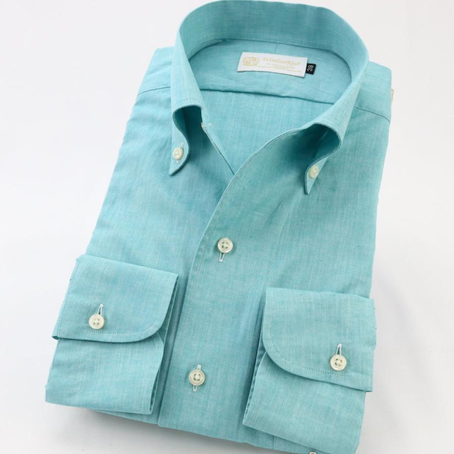ワイシャツ ウィンザーノット ボタンダウン ワンピースカラー シャツ