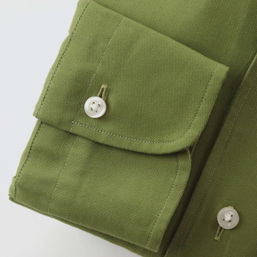 ワイシャツ ウィンザーノット イタリアンカラー シャツ ボタンダウン