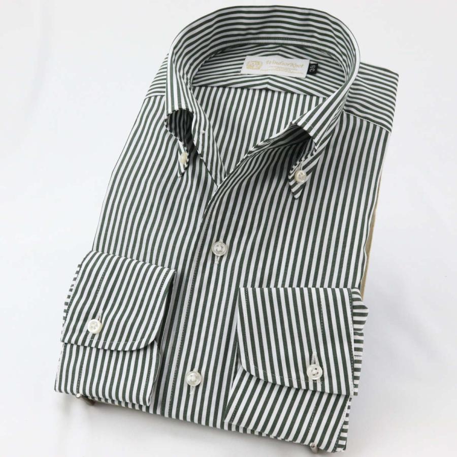 ワイシャツ ウィンザーノット イタリアンカラー シャツ ボタン