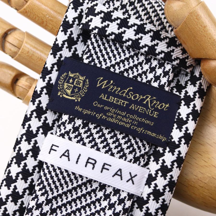 FAIRFAX ネクタイ ウィンザーノット フェアファクス 千鳥格子