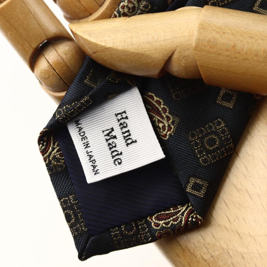 FAIRFAX フェアファクス ペイズリー柄ネクタイ 濃紺 ダークネイビー ネクタイ (ウィンザーノット) WindsorKnot × (フェアファクス