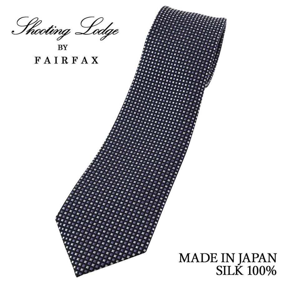 FAIRFAX（フェアファクス） ネクタイ ビジネス 日本製 シルク100