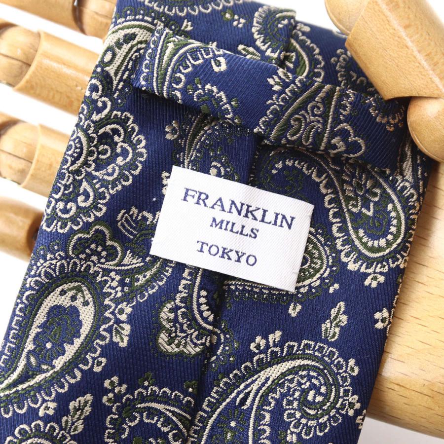 ネクタイ フランクリンミルズ FRANKLIN MILLS 日本製 シルク100
