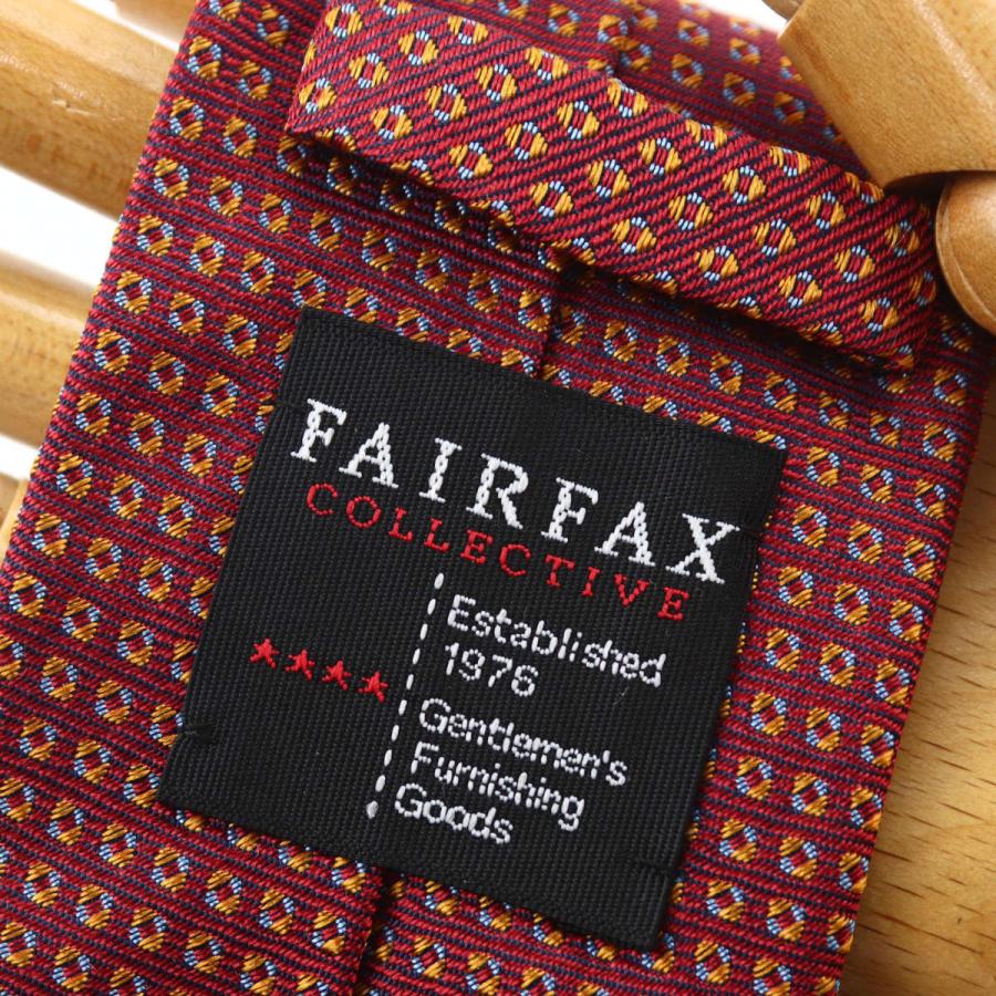 FAIRFAX ネクタイ ビジネス フェアファクス イタリア シルク100 FAIRFAX ネクタイ ビジネス フェアファクス イタリア シルク100