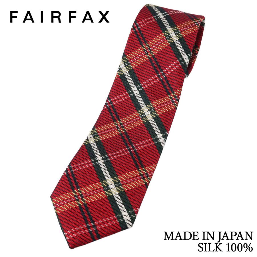 FAIRFAX（フェアファクス） ネクタイ ビジネス ブランド タータン