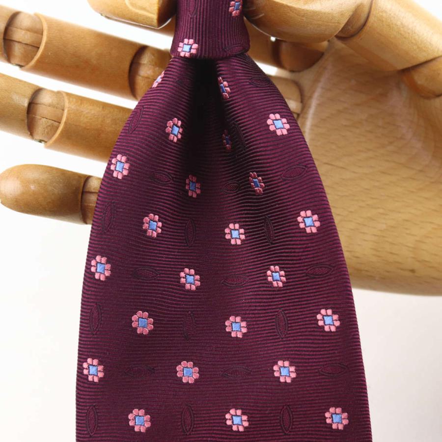 FAIRFAX（フェアファクス） ネクタイ ビジネス ブランド 花柄小紋