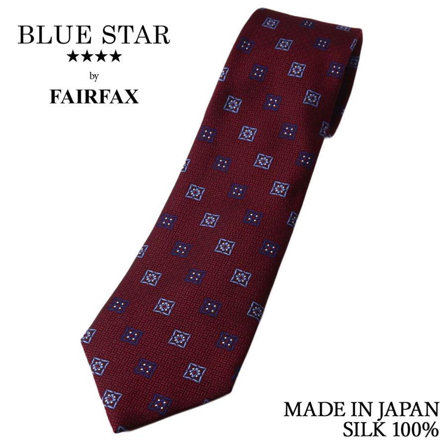 FAIRFAX（フェアファクス） ネクタイ ビジネス レトロ 小紋 織柄