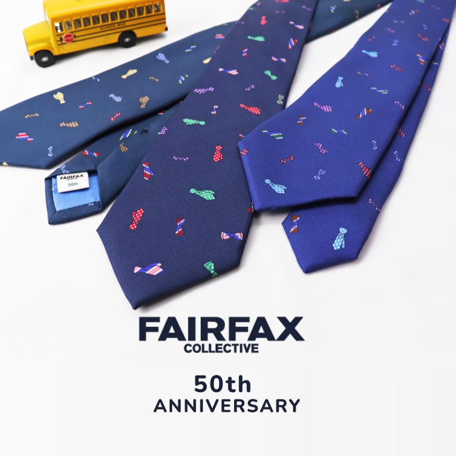 FAIRFAX（フェアファクス） ネクタイ メンズ ビジネス 創業50周年記念