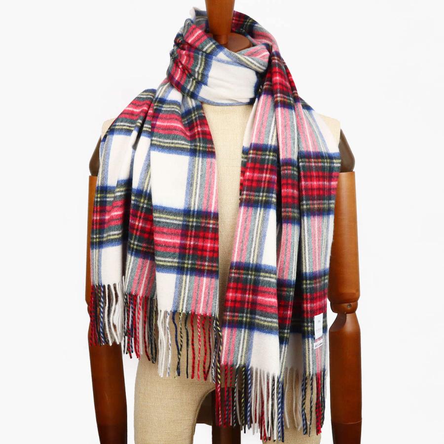 マフラー タータンチェック FAIRFAX（フェアファクス） マフラー メンズ カシミヤ 100% ストール