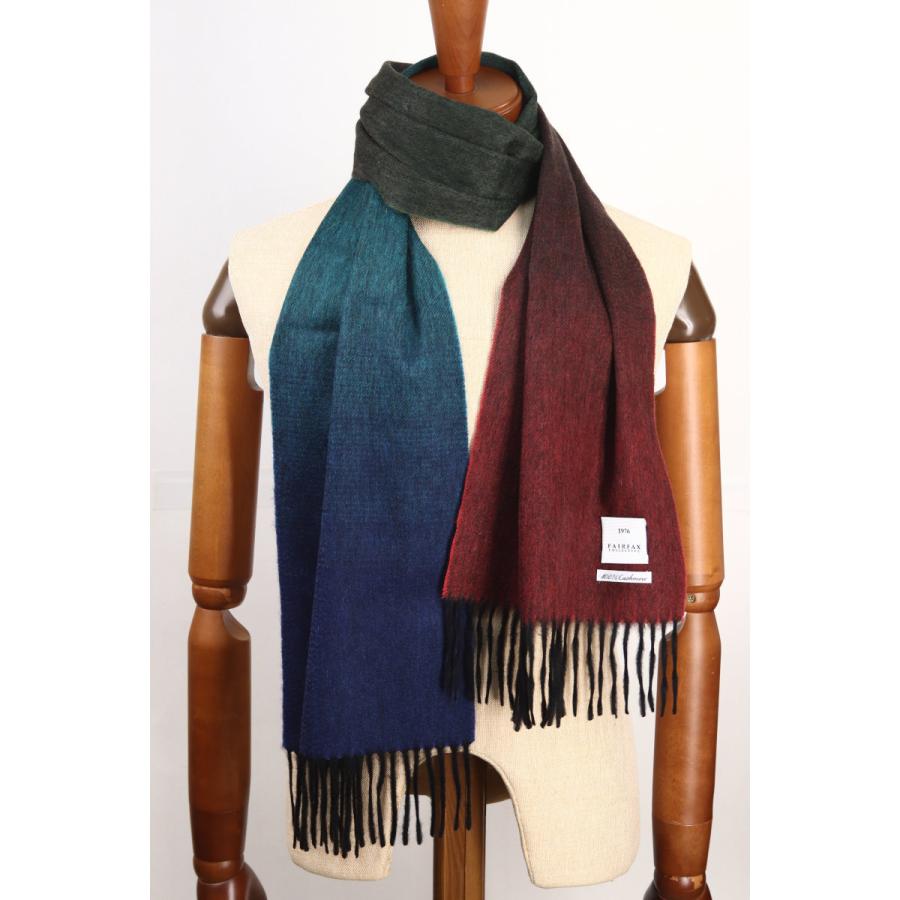 完成品 暖かく優しい肌触りの高級カシミアマフラー ギフト メンズマフラー クリスマス カシミヤ100 ブルー ターコイズ オリーブ ブラウン レッド カシミアマフラー グラデーション Fairfax フェアファクス 財布 帽子 ファッション小物 Hermandad Estrella Org