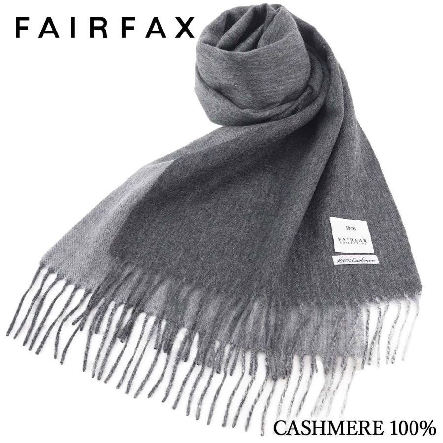 FAIRFAX（フェアファクス） マフラー メンズ カシミヤ100