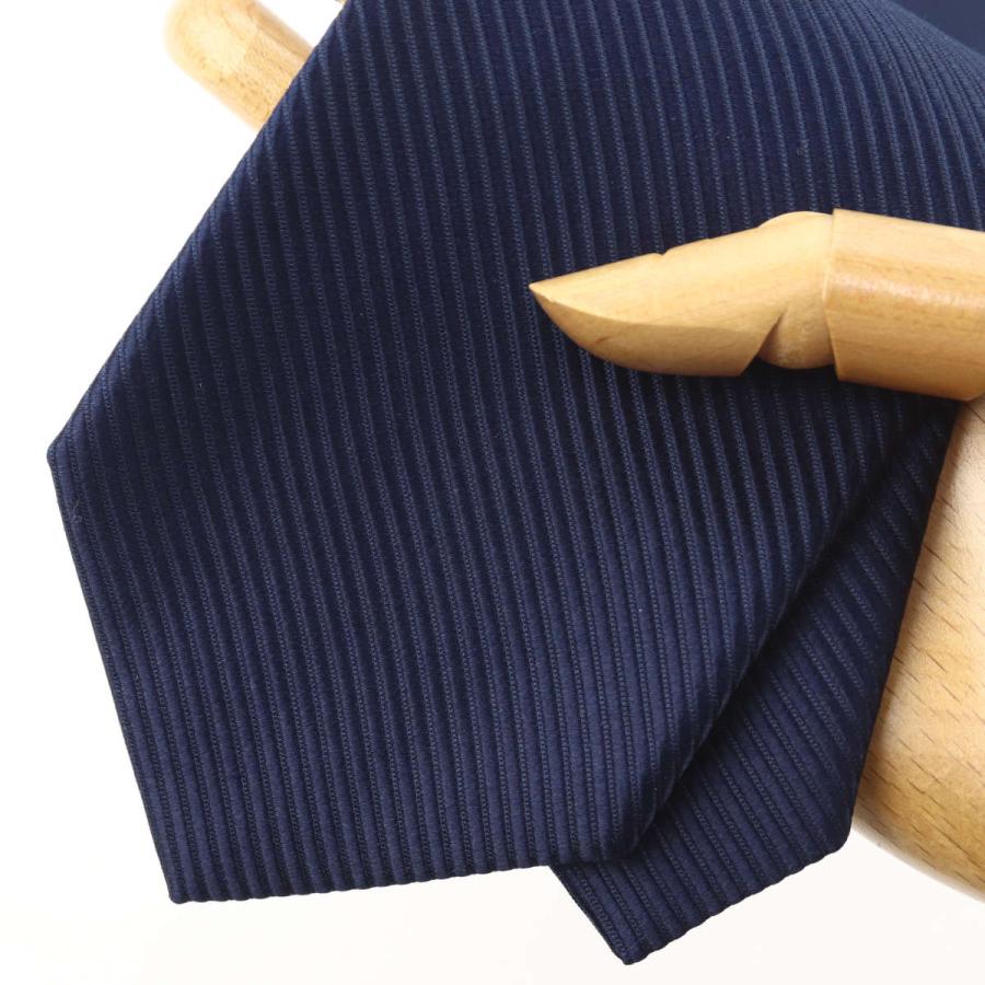フェアファクス FAIRFAX ネクタイ ビジネス 無地 ネイビー