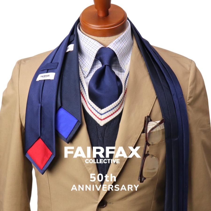 FAIRFAX（フェアファクス） ネクタイ メンズ ビジネス 創業50周年記念