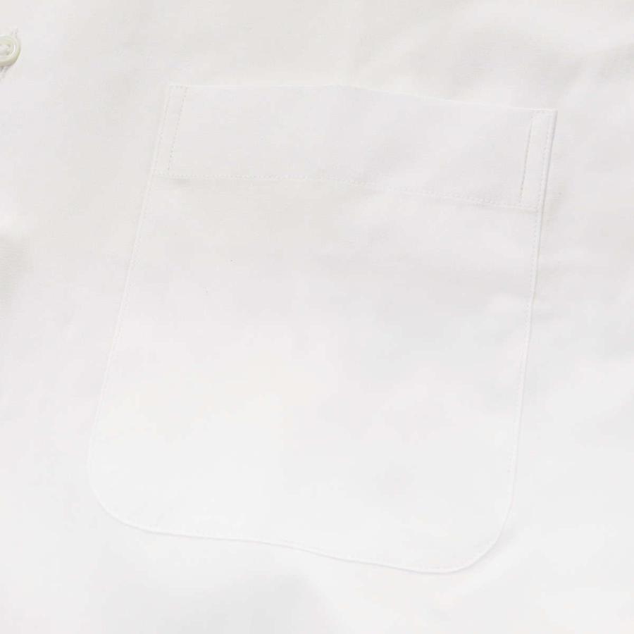 ワイシャツ ウィンザーノット ラウンドピンホールカラー ダブルカフス 白無地 100番手双糸 ブロード 綿100% 日本製 |バレンタイン プレゼント 祝い |  | 05