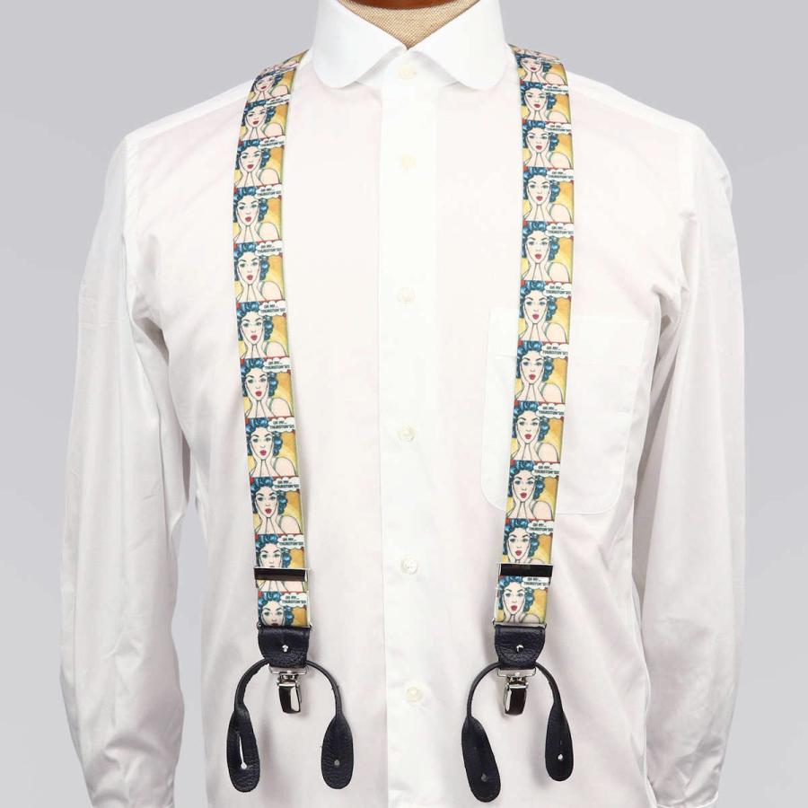 アルバートサーストン サスペンダー イエロー albert thurston（アルバートサーストン） サスペンダー ブレイシス